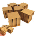 Bonka Bird Toys 2296 Pk6 3" Square Cardboard Cubes Parrot Chew Foot Talon Cage Toy, Conure, Amazon, African Grey, and Similar - size: 6pcs - 3"