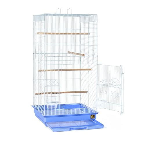 Prevue Pet Products SPECONO1818H-PB Tall Tiel Cage, Periwinkle Blue - color: Periwinkle Blue