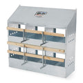 Brower 2-Tier 6-Hole Galvanized Steel Chicken Nesting Box, 30 to 40 Hen Capacity – Outdoor Poultry Laying Station with Hinged Folding Perches, Ventilated Design & Slanted Roof – Made in the USA - size: 37.0"L x 33.0"W x 24.5"H