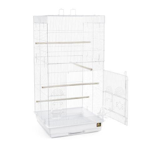 Prevue Pet Products SPECONO1818H-W Tall Tiel Cage, White - color: White