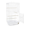 Prevue Pet Products SPECONO1818H-W Tall Tiel Cage, White - color: White