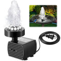 Bird Bath Fountains with 12 LED Lights, 24 Hour Working Fountain Pump with Light, Adjustable Watering Submersible Pump for Outdoor Water Garden, Pond(Cool White) - color: Cool White