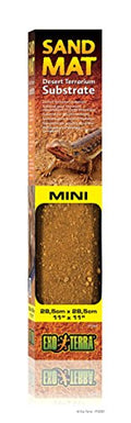 Exo Terra Exo Terra Sand Mat Mini, 28.5 Cm X 28.5 Cm (11\U201D X 11\U201D) | Desert Terrarium Substrate - size: 11 x 11 Inches