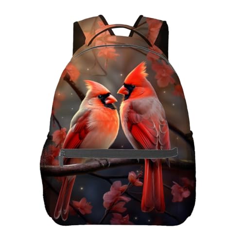 Cardinal Bird Backpack Travel Backpacks Laptop Rucksack,School Bookbag for Women Kids Boys Girls,Nature Back Pack Accessories Bags,Ideal Gifts for Work, Outdoor Adventures - color: Color18