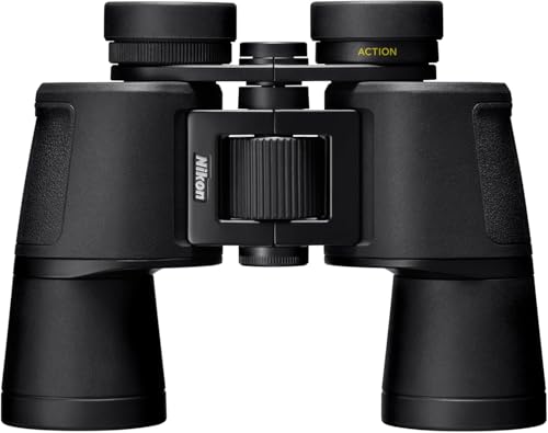 Nikon Action 8x42 Binocular | Multilayer-Coated Nikon Optics, Bright, Wide View, 8X Power, Turn-and-Slide Adjustable eyecups and Tripod-Ready Porro-Prism Design | Turn-and-Slide Adjustable eyecups, multilayer-Coated Nikon Optics, wide View, 8X Power, trip