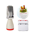 Egg Dater Kit, Date Stamp, 2 Fade-Resistant Inks (Red & Black), Stamper Pad, 50 Farm Fresh Eggs Instructions, for Chicken Duck Turkey Goose Eggs