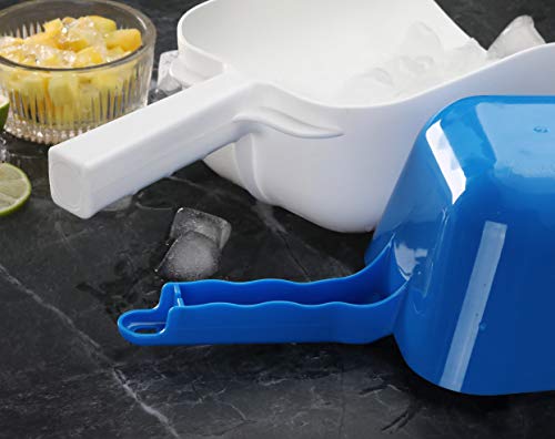 New Star Foodservice Commercial Grade Polycarbonate Plastic Utility Ice Scoop, Blue, 64 oz - color: Blue, size: 64 oz.