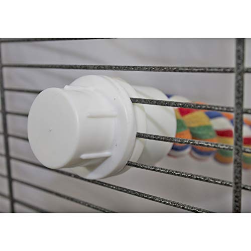 16 Inch Flex Rope (Medium) - Bendable Fun Climbing Perch Cage Accessory Toy - Sugar Gliders, Squirrels, Degus, Marmosets, Monkeys, Parrots, Birds, Rats & Other Small Animals