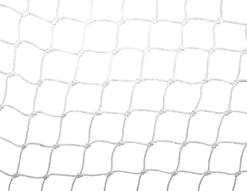 Bird B Gone Bird Net 2000 (White) - (50' x 100') – 3/4" Mesh Heavy-Duty Bird Netting – Knotted Polyethylene Exclusion Net for All Bird Species - color: White, size: 50x100