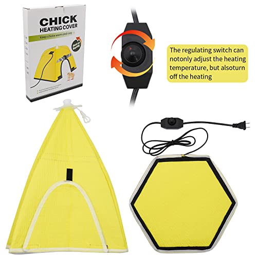 Chicken Brooder Box for Chicks | Chicken Coop Heater Chick Brooder Heating Plate for 10 Newborns Chicks Ducklings Quail Goose Birds Poultry Breeding Box