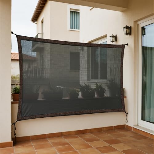 winemana 40% Shade Cloth for Garden- 4x8 FT Breathable Mesh Tarp for Vegetables & Plants, Outdoor Patio Sun Shade with Grommets - Chicken Coop, Dog Kennel Cover - size: 40%-4 FT x 8 FT