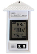Sper Scientific Compact Digital Min/Max Thermometer 800121 - Wide Range Temperature Logger with Clear LCD Display - Ideal for Laboratories, Food Storage, HVAC & Greenhouses - size: 1 Pack