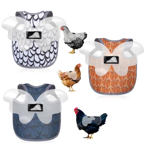 Chicken Saddles for hens with Wing | Chicken Apron Back Protector for Hens With Adjustable Strap, Chicken Hen Mating Saddle (Black, white, yellow) - color: Black, white, yellow