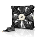 AC Infinity MULTIFAN S4, Quiet 140mm USB Fan, UL-Certified for Receiver DVR Playstation Xbox Computer Cabinet Cooling | For Receiver, DVR, PlayStation, Xbox, Computer, Cabinet Cooling - size: S4