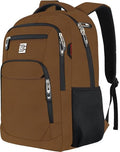 Laptop Backpack,Business Travel Anti Theft Slim College Backpack | Water Resistant Durable Computer Bag Gift for Women & Men Fits 15.6 Inch Laptop and Notebook - Brown - color: Brown, size: 15.6 Inch, style: Laptop