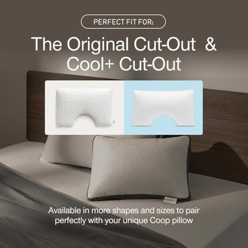 Coop Home Goods Ultra-Tech Waterproof Cut-Out Pillow Protector – Zippered Cover for Cut-Out Pillows, King Size, Oeko-Tex Certified, Breathable, Machine Washable - size: Cut-Out King