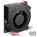 120mm x 32mm Dual Ball 12V Centrifugal Blower Fan Squirrel Cage 2P | 12Volt Brushless for DIY Computer Case Amp RV Fridge Electronics Exhaust Inflatable Replacement Projects - style: 12V DC Brushless Blower