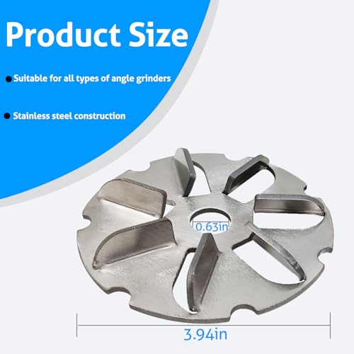 Stainless Steel Pig Hair Removal Tool - Electric Scraper for Livestock | 2 Pack Labor-Saving Scraper Disc, Dehairing Machine, Heavy-Duty Farm Hog Scraping Tool, for Pigs, Cattle, Sheep, Horses