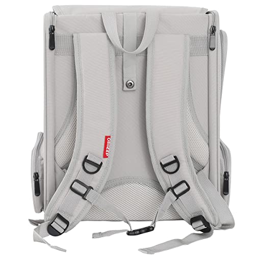 Bird Backpack, Bird Travel Carrier with Stand Perch, Airline Approved Grey Bird Backpack Carrier - color: Grey