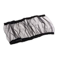 Bird Cage Seed Catcher Seeds Guard Parrot Nylon Mesh Net Cover Stretchy Shell Skirt Traps Cage Basket Soft Airy (M, Black) - color: Black, size: Medium