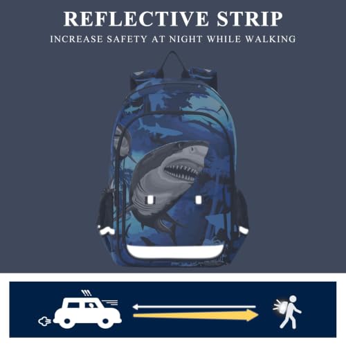 Kids Backpack Elementary Middle School Bags for Boys Girls | Travel, Daypack, Lightweight, Waterproof, with Reflective Strip - color: Multi 23