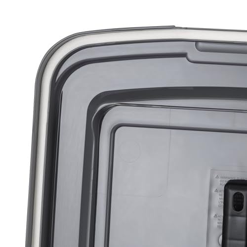 IRIS USA Dog Food Storage Container, Up to 58 lbs, Dark Gray, Made in USA | Includes 2-Cup Scoop & Wheels, Airtight Seal, BPA-Free, Bird Seed, Cat food, Cat Litter, Chicken Feed, Pellets - color: Dark Gray, size: 58 lbs