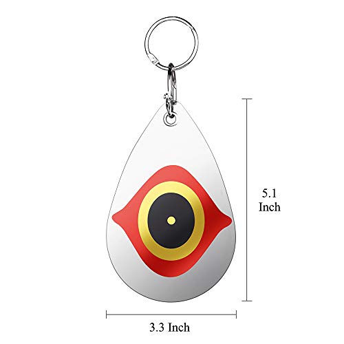 10 Pack Scare Eye Deterrent, Predator Eye for Birds | Hanging Devices to Keep Birds Away from Barns, Gardens, Windows, Warehouses - size: 10 Pack
