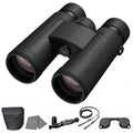Prostaff P3 8x42 (16776) Black Binoculars Bundle with Lens Pen, and Cloth - High Powered Compact Adult Binoculars for Hunting, Bird Watching, and Hiking Essentials, Zoom Lightweight Travel - style: P3 8x42