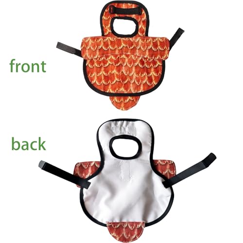 3Pcs Chicken Saddle for Hens, Adjustable Chickens Vest Back Protector Jacket with Wing Protector for Chickens Mating Reusable
