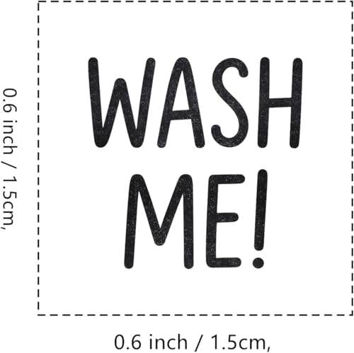 Wash me Egg Rubber Stamp, 3/5 Inch Small Mini Stamp for Scrapbooking Card Making Planner
