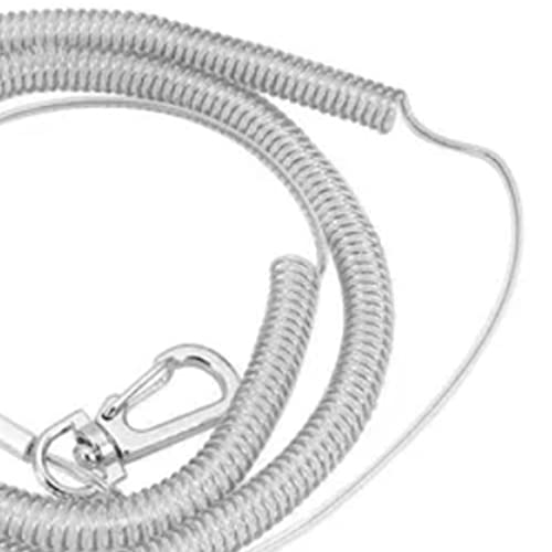 Parrot Flying Rope,19.7ft Ultra Light Anti Bite Portable Bird Flying Training Leash Parrot Foot Chain Pet Bird Supplies for Macaw African Greys Parakeet Cockatoo