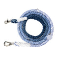 The Lucy & Co. Blueberry Twist Ombre Blue Hands-Free 6-in-1 Rope Leash - color: Blueberry Twist Ombre Blue Hands-Free Dog Leash