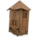 VIREESR Bat House for Outdoors, Castle 3-Chamber Bat Box, 100-Capacity | Cedar Wooden Bat House, Bat Boxes for Outside for Tree, 3 Chamber Design to Attract Bats, Weather-Resistant, Brown - size: Brown