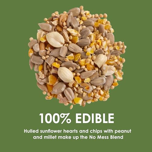 Kaytee Ultimate No Mess Food, Wild Bird Seed for Outside Feeders, Grosbeaks, Cardinals, Nuthatches, Woodpeckers & More, 9.75 Pounds - size: 9.75 Pound (Pack of 1), style: No Mess