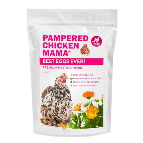 Pampered Chicken Mama Premium Nesting Herbs for Chickens (20 oz) Made with Flowers & Botanicals | Chicken Nesting Herbs | Nesting Herbs for Chicken Coop Herbs - size: 1.25 Pound (Pack of 1)