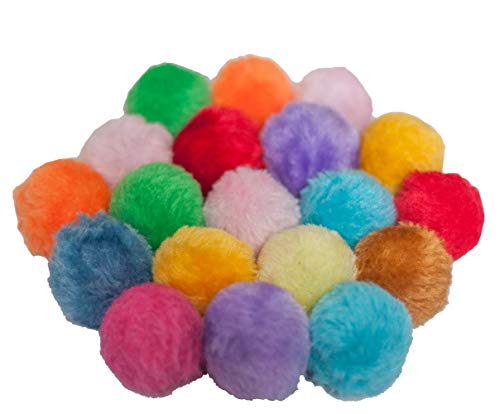 Fashion's Talk Cat Toys Furry Rattle Ball for Kitty 12 Pack - size: 12-Pack