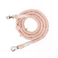 Rosewater Hands-Free Rope Leash - color: Rosewater Pink Hands-Free Dog Leash