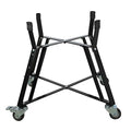 Dracarys Rolling Cart for XLarge Big Green Egg Accessories, Powder Coated Steel Outdoor Cart with 3-Inch Locking Casters, Easy to Assemble - size: Xlarge(XL)