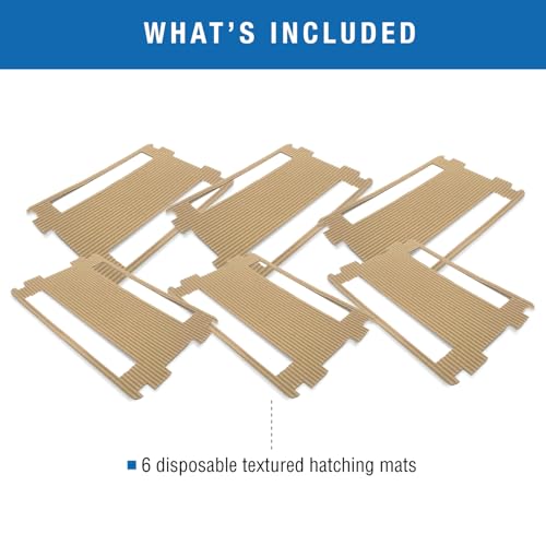 Brinsea Cardboard Hatching Mat for Ovation 28 Egg Incubator, Pack of 6 | Authentic Brinsea Ovation 28 Incubators liner; textured, disposable floor covering helps chicks grip safely during hatching - style: Ovation, 28 Egg Count Mat