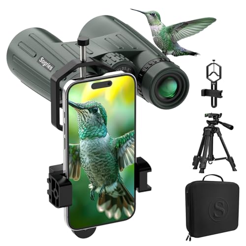 Sogries 14x45 Binoculars for Adults High Powered Binoculars with Tripod | Compact Waterproof Binocular with Phone Adapter & Case Bird Watching Stargazing Hiking Wildlife Viewing Cruise ship Travel - size: 14x45