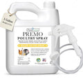 Premo Guard Natural Poultry Spray – Kills Scaly Leg Mites, Fleas, & Lice | Treats Chicken, Duck, Geese Pests, Spray Directly on Birds and Coops, Natural Plant Based Oils, Control & Prevention - size: 128 Fl Oz (Pack of 1)