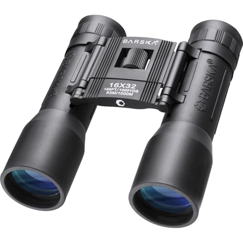 Barska Lucid View Compact Binoculars – Fully Coated Roof Prism, Center Focus, Lightweight Outdoor Binoculars for Bird Watching, Hiking, and Travel - size: 12x32