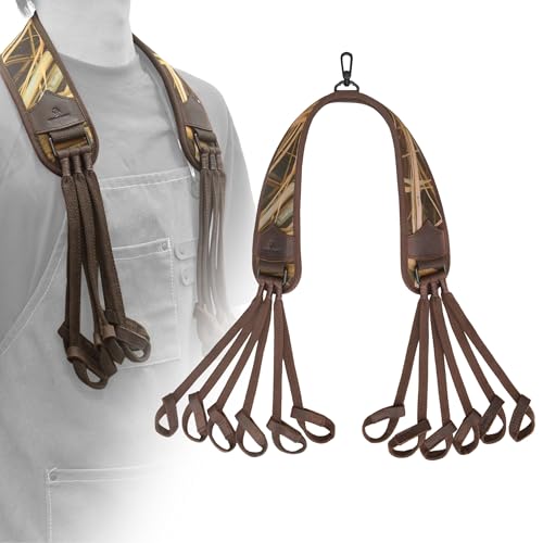 Tas Trost Camouflage Duck Strap, Non Slip Waterfowl Carrier Tote Bird Game Lanyard with 12 Drops (Duck Carrier Strap) - color: Duck Carrier Strap