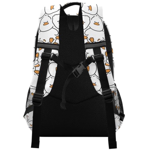 Kids Cute Duck Backpack for Boys Girls School Bags | Elementary Middle, Travel Daypack Lightweight Waterproof with Reflective Strip - color: Cute Duck