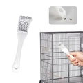 Bird Cage Cleaner with Long Handle & Shovel – Hard Bristles Easy Bird Droppings Removal Brush for Parrot & Pet Cages & Bird Perch – Durable Bird Cage Cleaning Tool & Accessory (1)