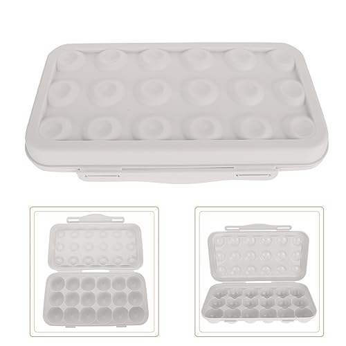 BESTonZON Multi Holder for Refrigerator Plastic Storage Case -collision Design for Fridge Pantry and Kitchen Use Cell Capacity - color: Grey