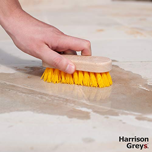 Stiff Bristle Brush - Scrub Brush for Deep Cleaning, Hand Brush with Hard Bristles, Utility Nylon Brush for Indoor and Outdoor, Wooden Boot Hand Scrubber, Scrubbing Brush Heavy Duty - size: 4.72"