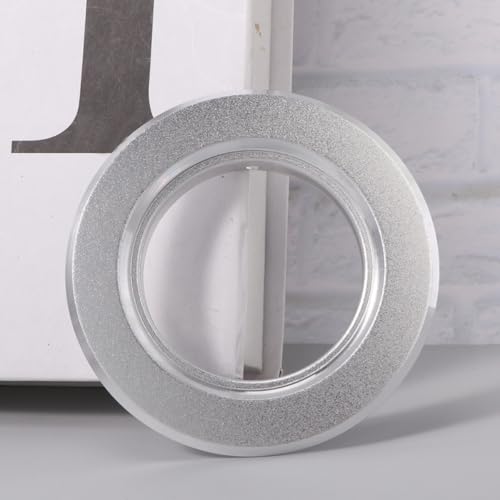 6Pcs Metal Bird House Hole Protectors and Predator Guards for Parrot Nest Box, 55Mm 75Mm Sizes, Breeding Box Protective Rings Replacement Accessories for Outdoor Birdhouses