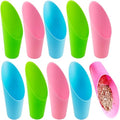 ROYHOO 9PCS Bonsai Soil Scoop Plastic Succulent Soil Scoop Indoor Plants Little Small Potting Shovel Bucket Shovel for Garden Planting
