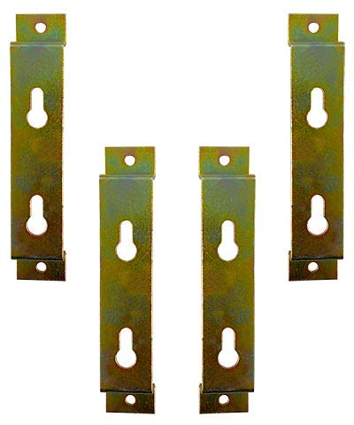 Erva Bird House Mounting Brackets with Keyhole Openings, Pack of 4
